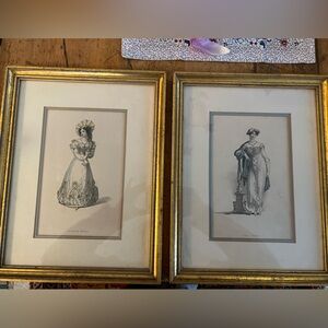Elegant Gold Framed Vintage Art Prints